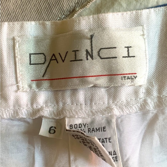 BERMUDA SHORTS ITALY DAVINCI VINTAGE SAKS FIFTH AVE. SIZE 6 - Picture 5 of 5